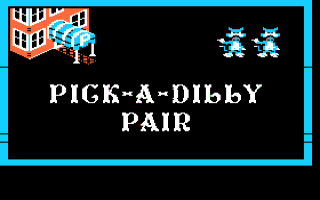 Pick-A-Dilly Pair Title Screen